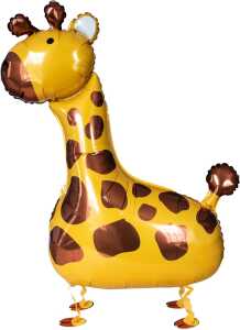 amscan Walking Balloon Giraffe 89x109cm W24 verpackt