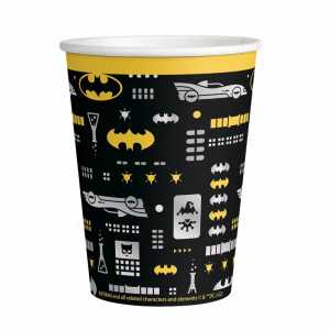 amscan Papierbecher DC Batman 250ml 8 Stück