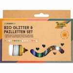 folia Glitter- & Pailletten Set Rainbow 11 Teile