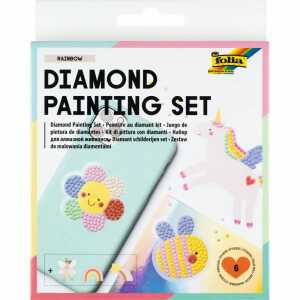 folia Diamond Painting Set Rainbow 6 Teile