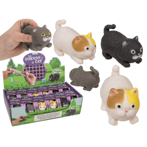 OOTB Stretch-Katze 9 cm 3-fach sortiert