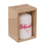 OOTB Stumpenkerze Schwester <3