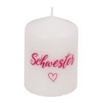 OOTB Stumpenkerze Schwester <3