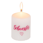 OOTB Stumpenkerze Schwester <3