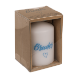 OOTB Stumpenkerze Bruder <3 4029811473304