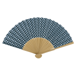 OOTB Fächer Karo 21cm aus Bambus