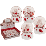 OOTB Glitterkugel Engel mit Herz auf Sockel