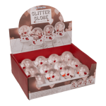 OOTB Glitterkugel Engel mit Herz auf Sockel