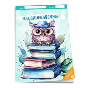 TRÖTSCH Hausaufgabenheft Grundschule Eule DIN A5