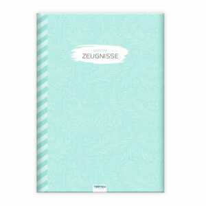 Trötsch Zeugnismappe A4 mit 10 Hüllen Floral - Motiv