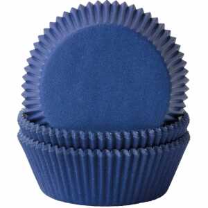 Demmler Muffinbackförmchen uni blau 50x25mm 60 Stück