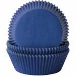 Demmler Muffinbackförmchen uni blau 50x25mm 60...