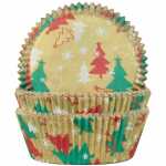 Demmler Muffinbackförmchen Christmas Tree 50x25mm 60...