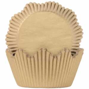 Demmler Muffinbackförmchen gold 50x25mm 40 Stück