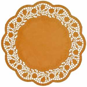 Demmler Tortenspitze Rose mango Ø36cm 30 Stück