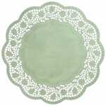 Demmler Tortenspitze Rose jade Ø36cm 30 Stück