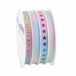 PRÄSENT Ringelband Multispule Rainbow pastell