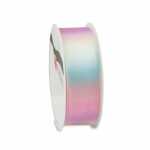 PRÄSENT Satinband Rainbow pastell 25mmx3m