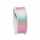 PRÄSENT Satinband Rainbow pastell 25mmx3m