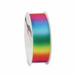 PRÄSENT Satinband Rainbow 25mmx3m