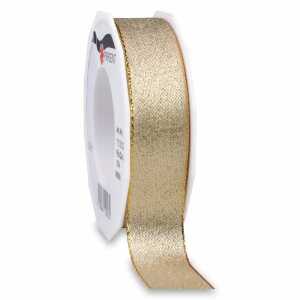 PRÄSENT Brokatband Wien gold 25mmx10m