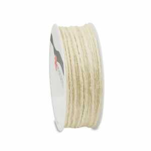 PRÄSENT Kordel Jute weiß 2mmx5m