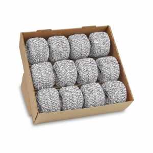 PRÄSENT Kordel Donau grau/weiß 2mx15m