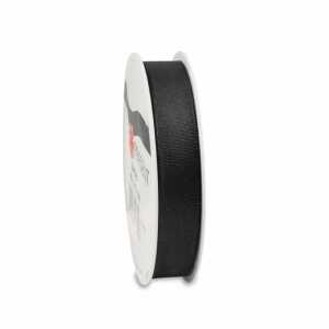 PRÄSENT Taftband Europa schwarz 15mmx10m