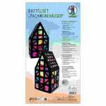 URSUS Bastelset Fachwerkhäuser schwarz