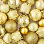 Paper+Design Servietten Gold Baubles 33x33cm 20 Stück