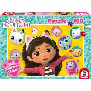 Puzzle GABBYS DOLLHOUSE Gabby und ihre Freunde 100 Teile