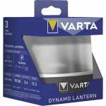 Varta Dynamo Lantern L10RH mit Kurbel 3 Leuchtmodi USB grau