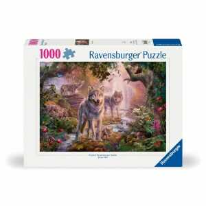 Ravensburger Puzzle Wolfsfamilie im Sommer 1000 Teile