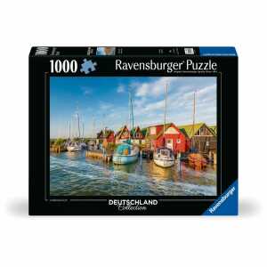 Puzzle Deutschland Romantische Hafenwelt von Ahrenshoop 1000 Teile