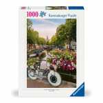 Ravensburger Puzzle Fahrrad und Blumen in Amsterdam 1000...