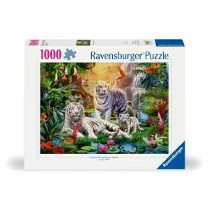 Ravensburger Puzzle Familie der Weißen Tiger 1000 Teile