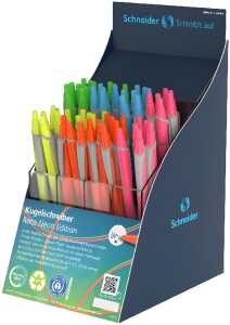 Schneider Display Kugelschreiber Reco Neon Edition 60 Teile