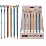 Interdruk Bleistift BEBE Friends HB mit Topper 6fach...