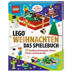 Kinderbuch LEGO Weihnachten Das Spielebuch 55 festliche Brettspiele