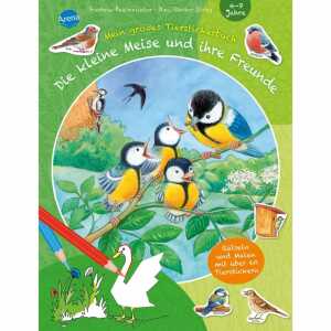 Arena Mein großes Tierstickerbuch Die kleine Meise und ihre Freunde