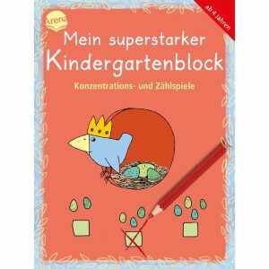 Mein superstarker Kindergartenblock - Konzentrations- und Zählspiele