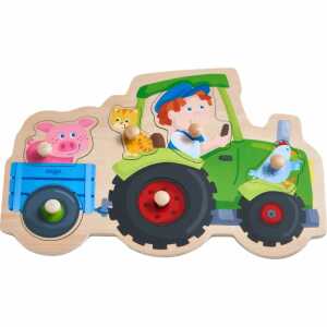 HABA Greifpuzzle Lustige Traktorfahrt