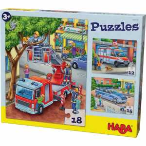 HABA Puzzles Feuerwehr & Co. 4010168226101