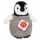 Teddy-Hermann Plüsch Pinguin grau/schwarz 15cm