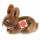 Teddy-Hermann Plüsch Hase sitzend braun 19cm