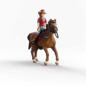 schleich Horse Club Hannah & Cayenne 4069111000107