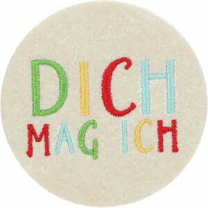 DEPESCHE Filzmagnet groß Dich mag ich