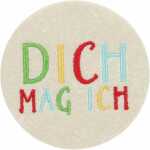 DEPESCHE Filzmagnet groß Dich mag ich