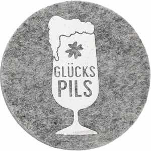 DEPESCHE Filzmagnet groß Glückspils