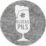 DEPESCHE Filzmagnet groß Glückspils